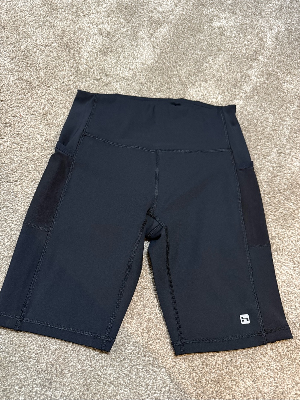 $5 for $20 min order ! Hind Black High-Waist Bike Shorts with Side Pockets